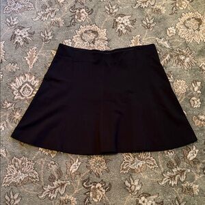 LOFT Elegant Black A-Line Skirt